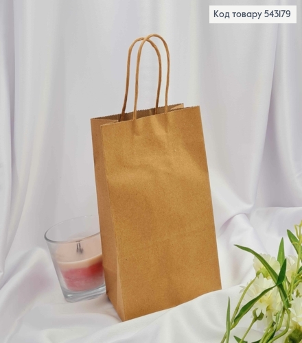 Пакет крафтовый 13*21*8см Крафтовый 543179 фото 1