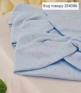 Повязка детская трикотаж(натур. ткан.) чалма ГОЛУБА, ручная работа. Украина (17*7,5см) 254086 фото