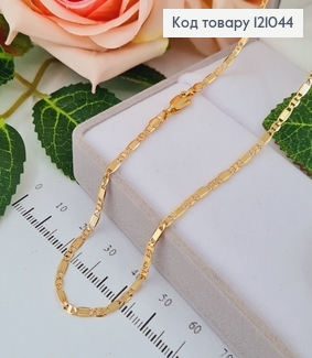 Цепочка пластинки 2мм, длина 45см, Xuping 18K 121044 фото