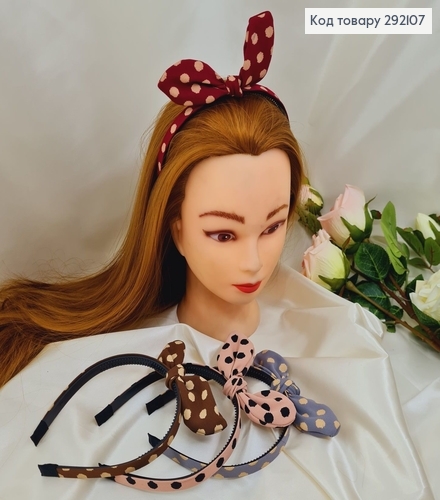 Обруч  пластик тканиний Солоха   в ас. 292107 фото 1