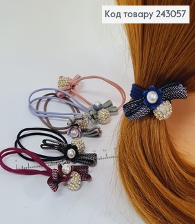 Резинка подвійна з квіточкою в асор. 243057 фото