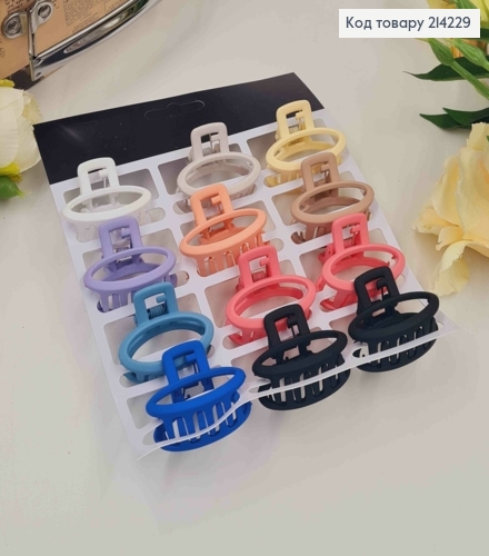 Краб пластик, Овальный, 4см, цвета в ассорт. 214229 фото 1