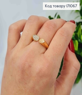 Кольцо "Style" украшено Яркими камешками, Xuping 18К 171067 фото