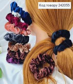  Резинка велюр 7см  в асорт. 242055 фото