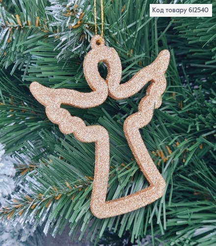 Новорічна фігура Янгол КАПУЧІНО, 9*9см, Україна 612540 фото 1