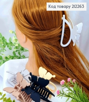 Краб пластик "Бабочка" (6*6см), 9см, Цвета и в ассортименте 212263 фото