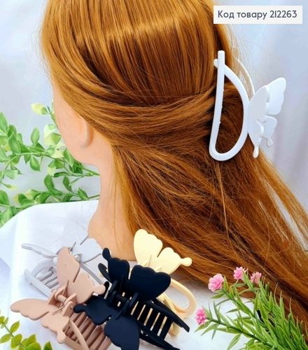 Краб пластик   "Метелик" (6*6см), 9см, Кольори і в асортименті 212263 фото 1