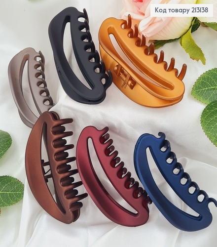 Краб пластик каучук матовий ОВАЛ, 9,5см в асорт. 213138 фото 1