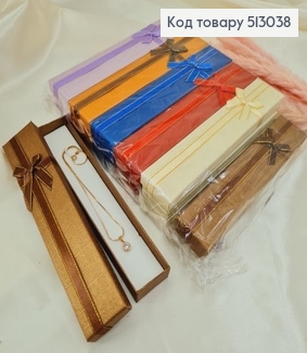 Коробка квадратики с бантиком 21*4*2 в асс. 513038 фото