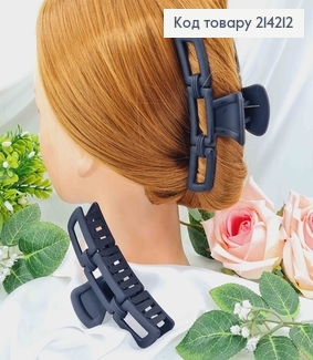 Краб каучук, матовый Черный, Квадратики с перепонками, 11см 214212 фото