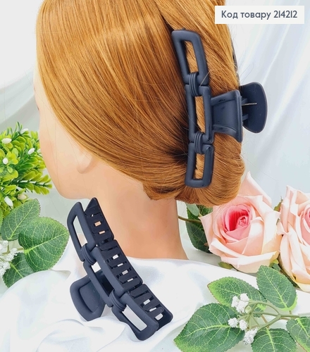 Краб каучук, матовый Черный, Квадратики с перепонками, 11см 214212 фото 1