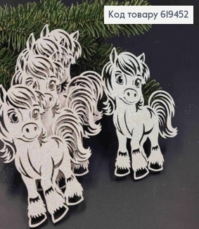 Игрушка деревянная "КОНИК", блеск, 13*9см, ручная работа, Украина. 619452 фото