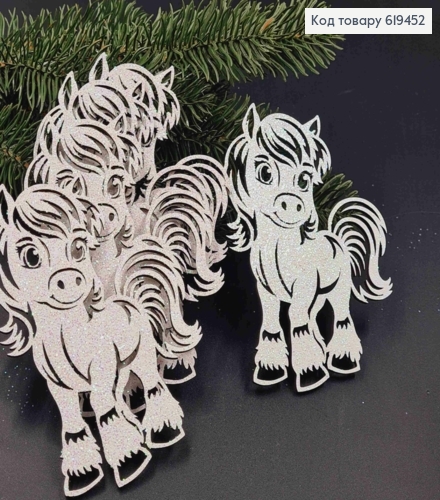 Игрушка деревянная "КОНИК", блеск, 13*9см, ручная работа, Украина. 619452 фото 1