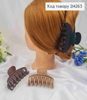 Краб пластик (крепкий), матовый, Дуга "Паучие лапки", 9см, Пастельных цветов в ассортименте. 214263 фото