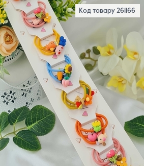 Резинка детская "Тройной микс" 30шт./уп. в ассорт. 261166 фото