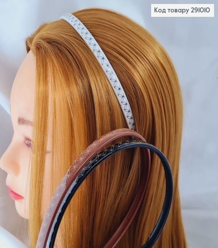 Обруч пластик с узором 0,7см в асс. 291010 фото 1