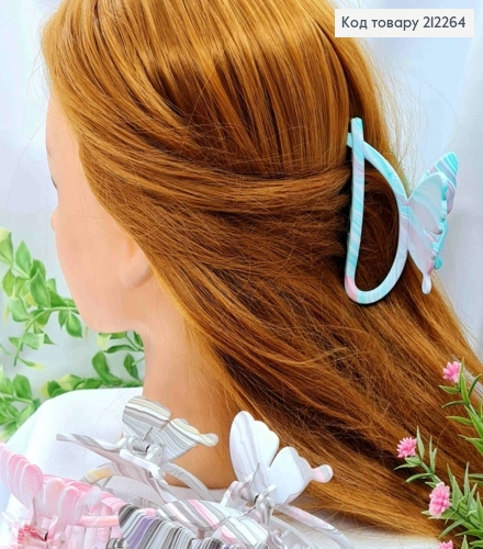 Краб пластик   "Метелик" (6*6см), 9см, з хаотичними розводами Кольори і в асортименті 212264 фото 2