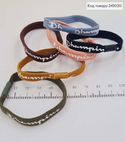 Резинка с надписью имитация бренда в асс. 10 шт / уп. цена за уп. 245020 фото 1