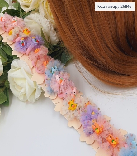 Резинки детские Животные с фруктами 20шт/уп. 261146 фото 1