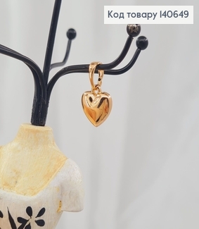 Кулон Сердечко, 1см, Xuping 18К 140649 фото