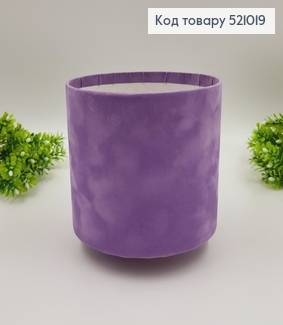 Коробка велюровая, лавандового цвета, 17,5*20,5см. 521019 фото