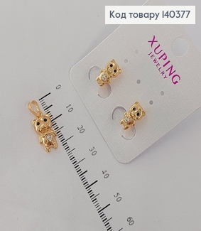 Набор серьги и кулон с камнями Мишки Xuping 18K 140377 фото