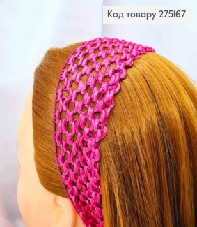 Пов'язка в'язана (заготовка), розміром 30*6,5см, Яскраві кольори в асортименті 275167 фото