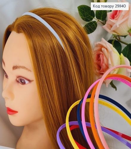 Обруч пластик 0,6см матовый    в асорт. 291140 фото 1