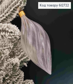 Фигурка мираж "БУРУЛЬКА №5", ПРОЗРАЧНОЕ, 11*5см, украшение пластиковое, Украина 612722 фото