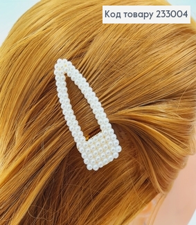 Заколка Стрела 6 см с жемчугом 233004 фото