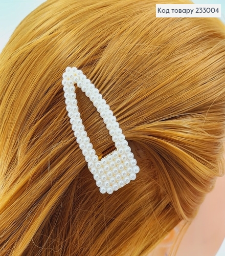 Заколка Стрела 6 см с жемчугом 233004 фото 1