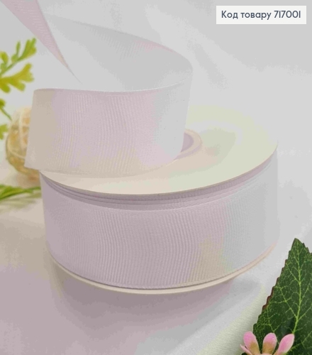 Лента репсовая БЕЛАЯ (цвет 29), ширина 2,5см, длина 25 ярдов (23м) 717001 фото 1