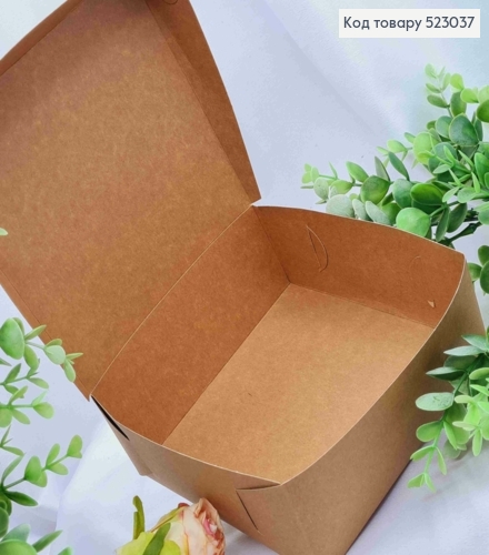 Подарочная складная коробка, Крафтовая, 15*15*6см 523037 фото 2