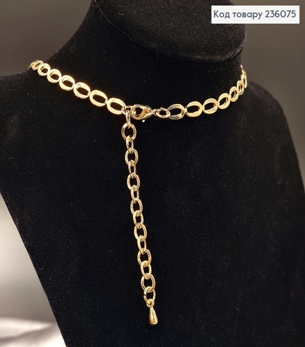 Набор Подвеска и серьги "Изысканность" под золото с камнями синего цвета. 236075 фото 3