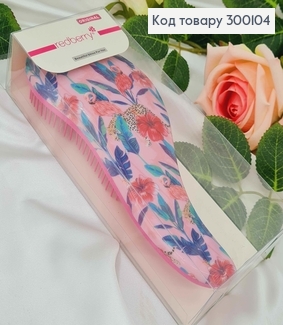Щетка для волос, Redberry (тангл тизер), Розовая с Леопардом, средняя(19*8), качественный Китай 300104 фото