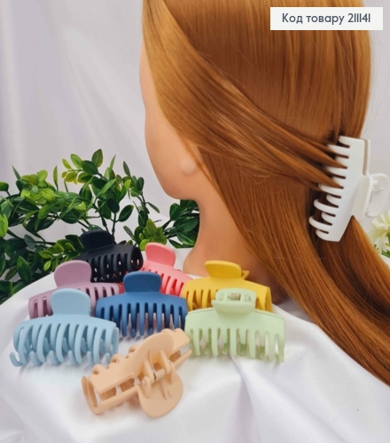 Краб пластик матовий, подвійні "Павучі Лапки", 7см, кольори в асортименті 211141 фото 1