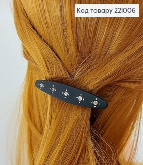 Заколка автомат с камешком 7 см 221006 фото