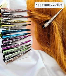 Заколка стрела металл, "Под старину", с камешками, цвета в ассорт. 13см 224106 фото