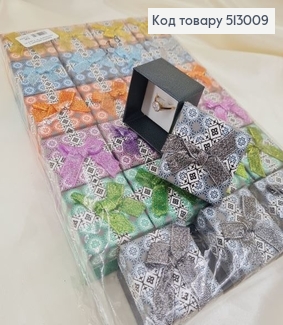 Коробка орнамент с бантиком 5*5*4 см в асс. 513009 фото