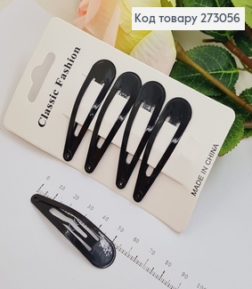 Заколка тік так чорний. 5 шт/уп. 273056 фото