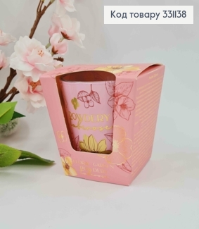 Аромасвічка стакан, FROLAL GARDEN, Powdery Tuberose, 115г/ 30год., Польща 331138 фото