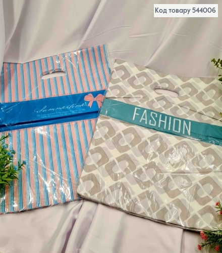 Пакет полиэтиленовый, Большой, "Fashson" в ассортименте, 100шт/уп, 44*35см 544006 фото 1