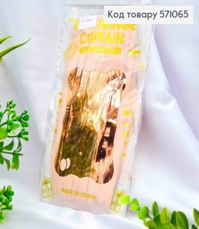 Фольгована шторка для фотозони, Золотисто Рожевого кольору, 100*200см 571065 фото