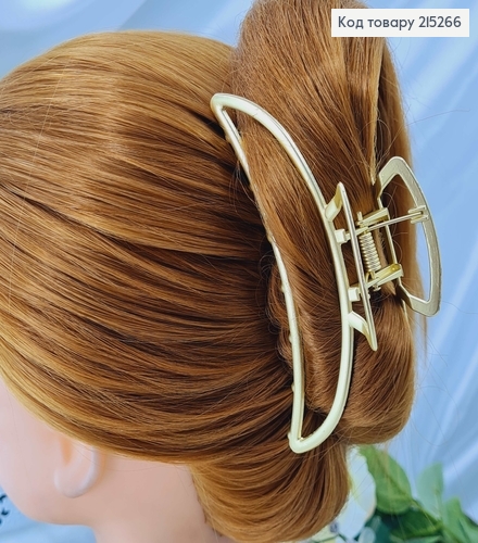 Краб металл 11,5см, дуга, лимонного цвета 215266 фото 2