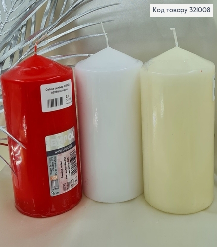 Свічка циліндр BISPOL 80/150 66 годин 321008 фото 1