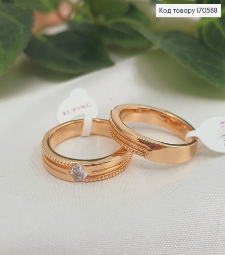 Кольцо с камнем, Xuping 18К 170588 фото 1