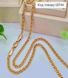 Ланцюжок ПАНЦИРНЕ плетіння, ширина 3мм, довжина 50см, Xuping 18К 121744 фото