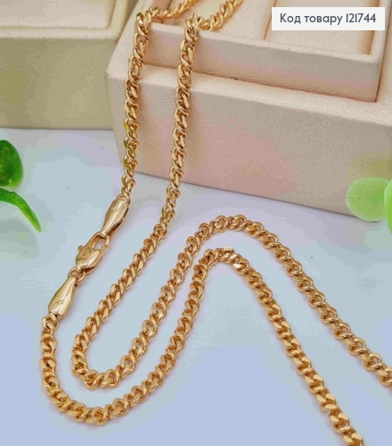 Ланцюжок ПАНЦИРНЕ плетіння, ширина 3мм, довжина 50см, Xuping 18К 121744 фото 1