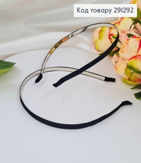 Обруч (заготовка) металл ЧЕРНЫЙ обтянутый тканью 0,6см 291292 фото