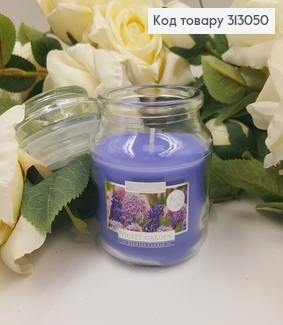 Аромасвеча в банке BISPOL Фиалковый Сад 120г/28 часов 71-343 313050 фото